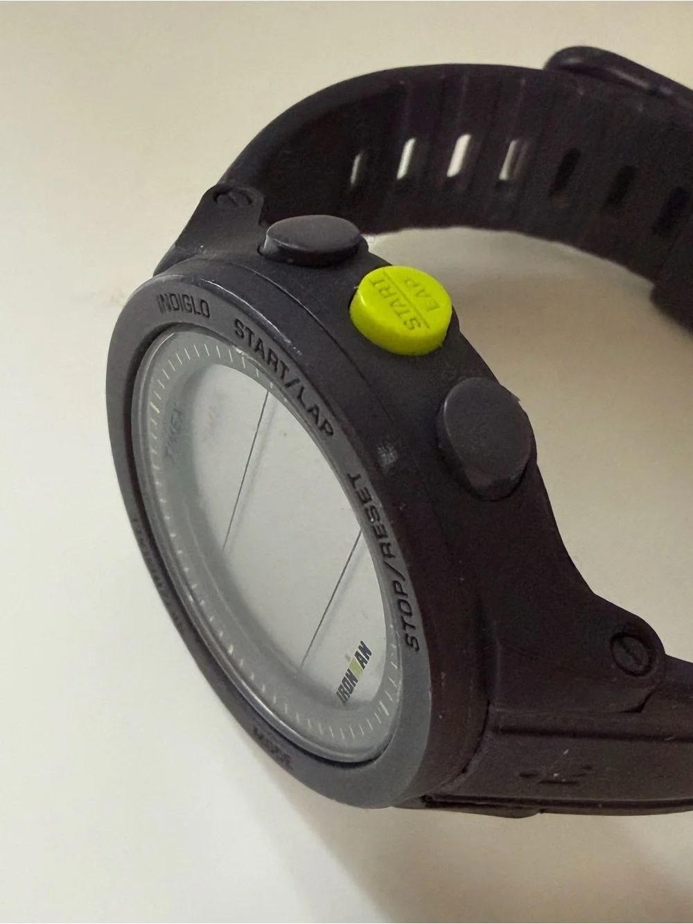 Timex Black Digital Sports Watch with Lime Accent